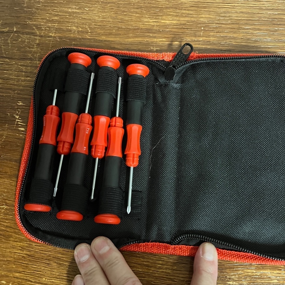 Precision Screwdriver Set • 5-Piece Mini Tool Kit with Case